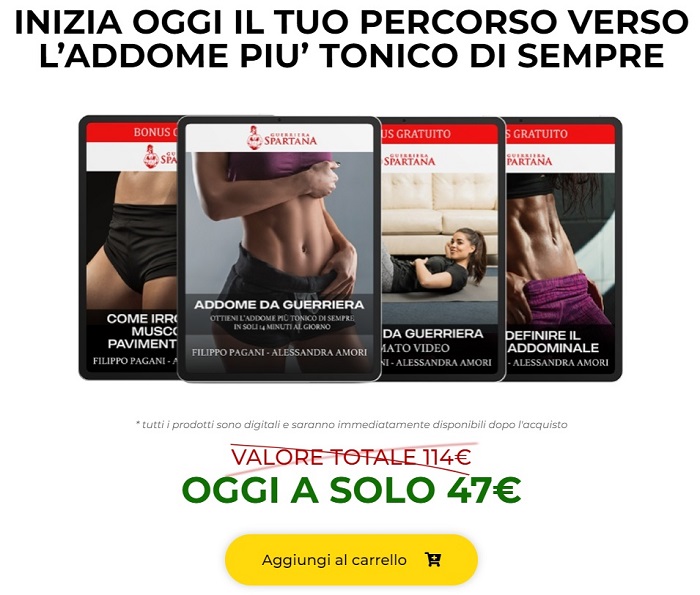 Addome da guerriera spartan health