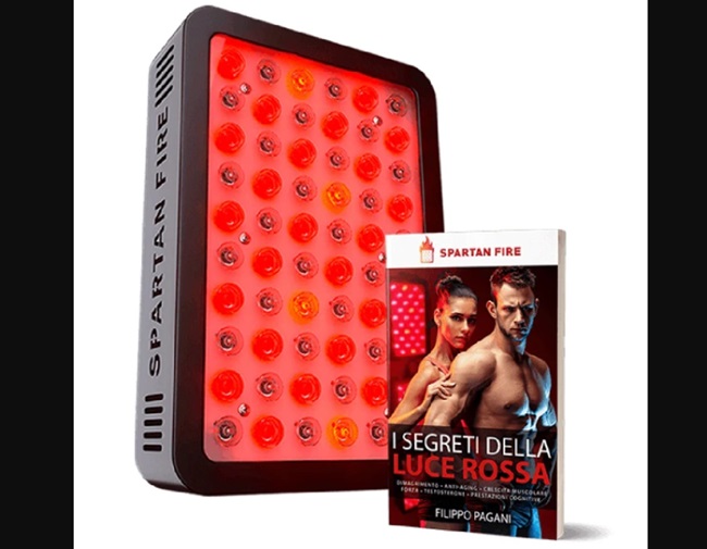 Lampada a luci rosse Spartan Fire