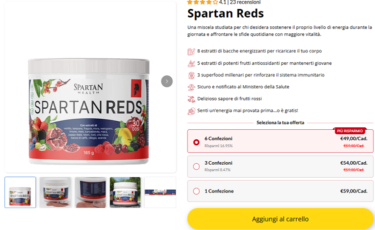 spartan reds recensioni spartan reds recensioni